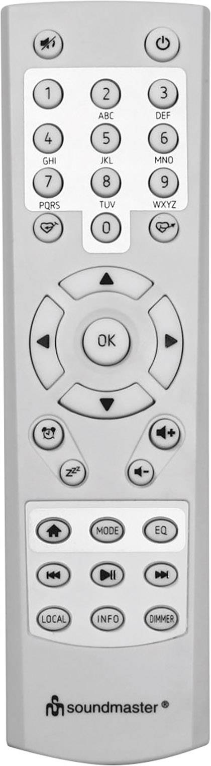 soundmaster IR6000WE Internet Tischradio  AUX, WLAN, Internetradio   Weiß