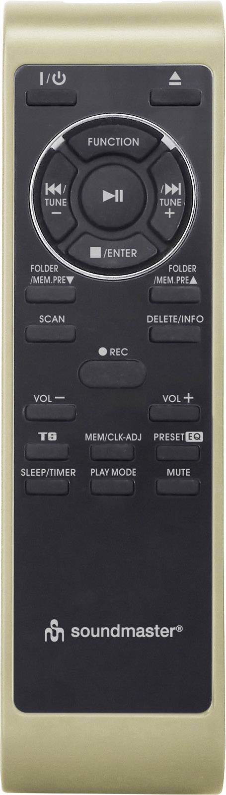 Soundmaster NR50 USB-Plattenspieler Riemenantrieb Eiche