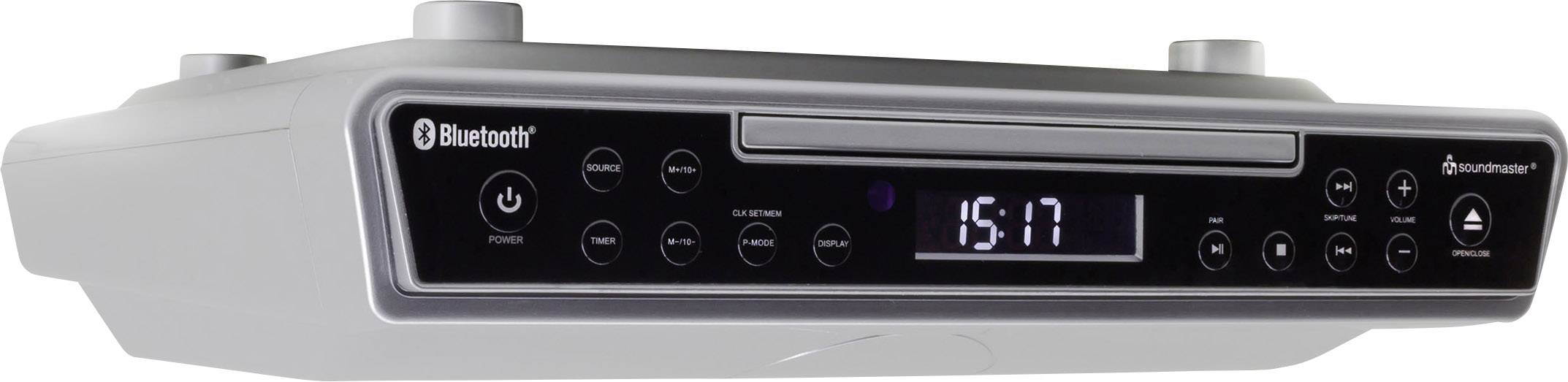 Soundmaster UR2090SI Unterbauradio UKW AUX, Bluetooth®, USB Silber