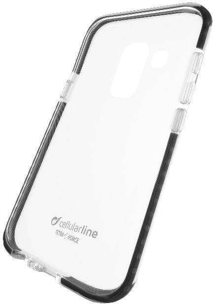 Cellularline TETRACGALJ618T Backcover Galaxy J6 (2018) Schwarz (transparent)