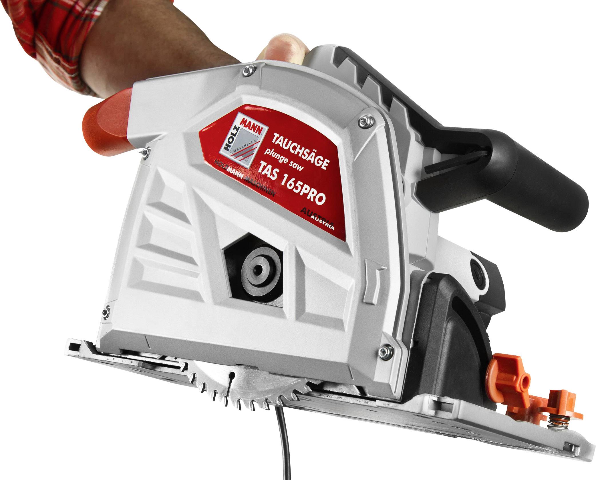 Holzmann Maschinen TAS165PRO Tauchsäge Schnitttiefe max. (90°) 54mm 1400W