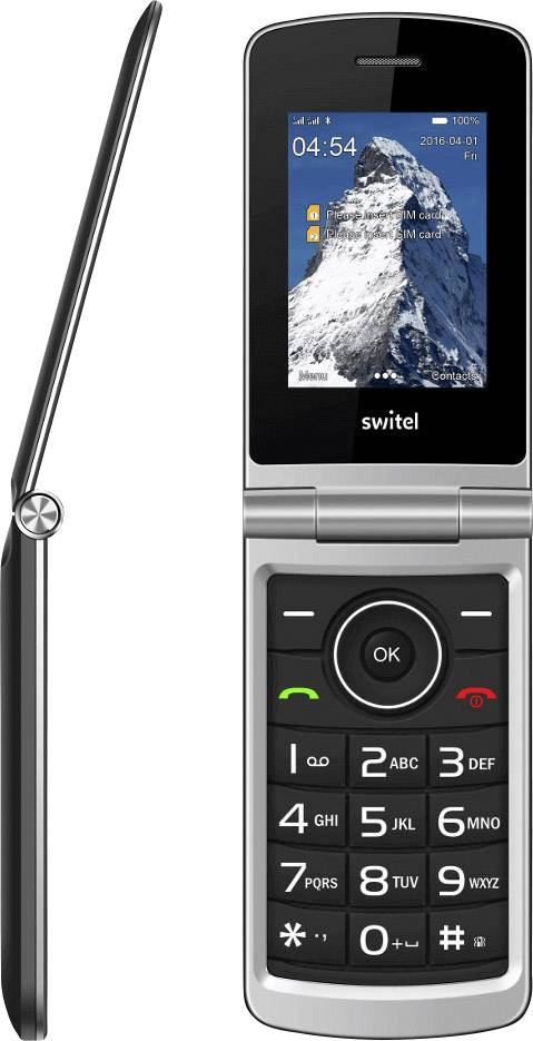 Switel M220 Klapp-Handy Schwarz