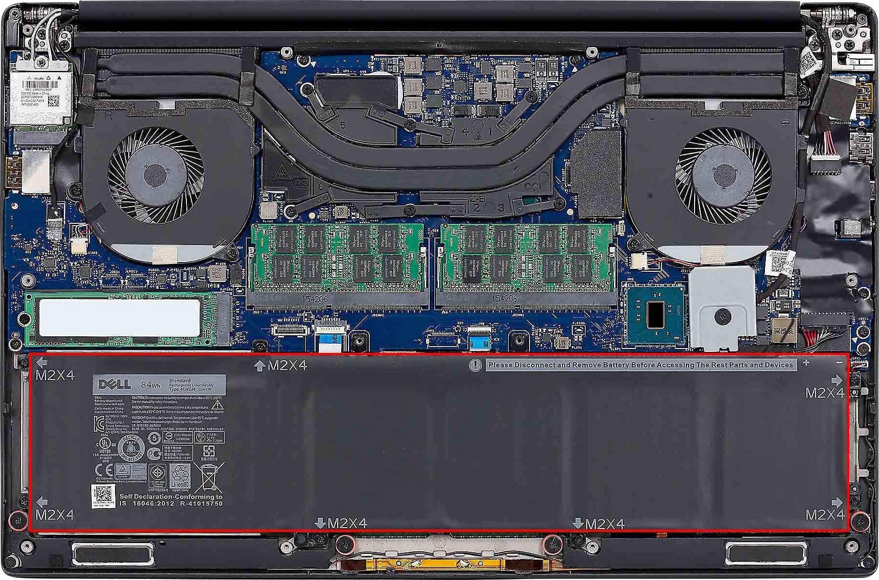 Dell Notebook-Akku 4GVGH 11.4V 7300 mAh