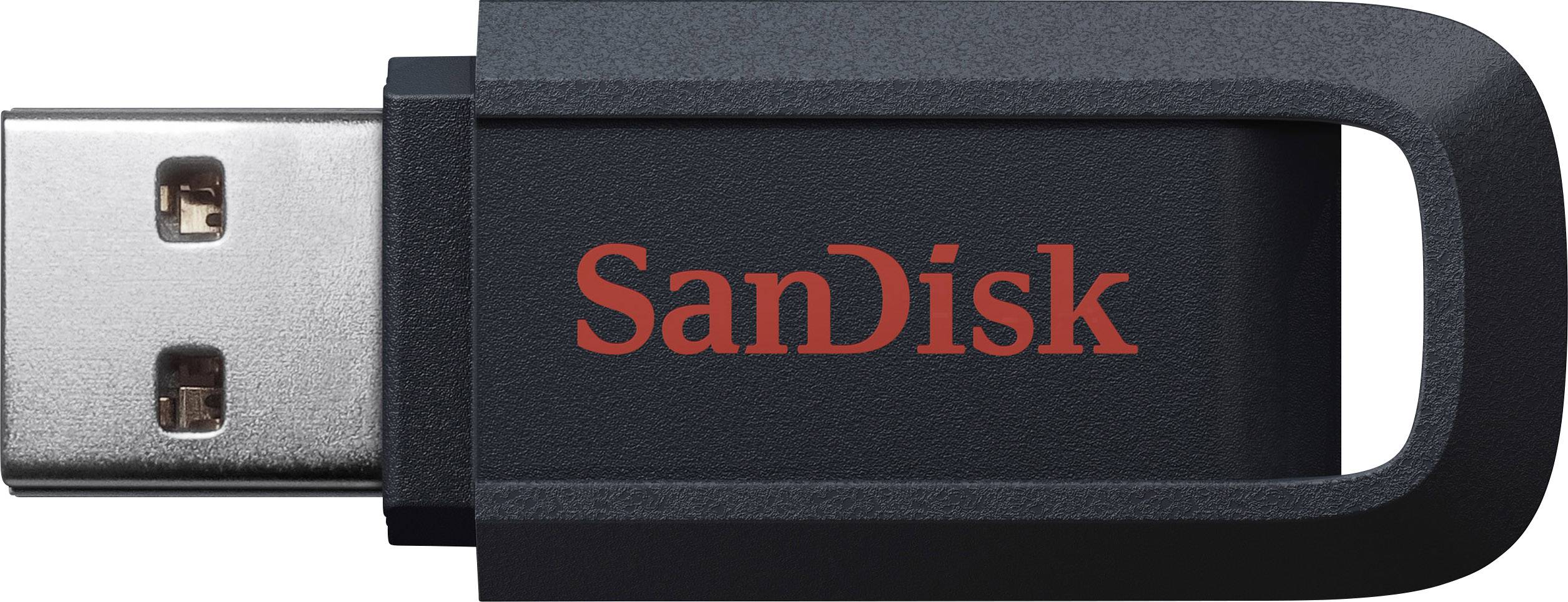 SanDisk Ultra Trek™ USB-Stick 128 GB Schwarz SDCZ490-128G-G46 USB-A (USB 3.2 Gen 1)