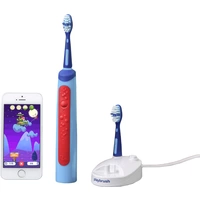Playbrush Smart Sonic 5162001 Elektrische Kinderzahnbürste Schallzahnbürste Hellblau, Rot Playbrush Smart Sonic 5162001 Elektrische Kinderzahnbürste Schallzahnbürste Hellblau, Rot