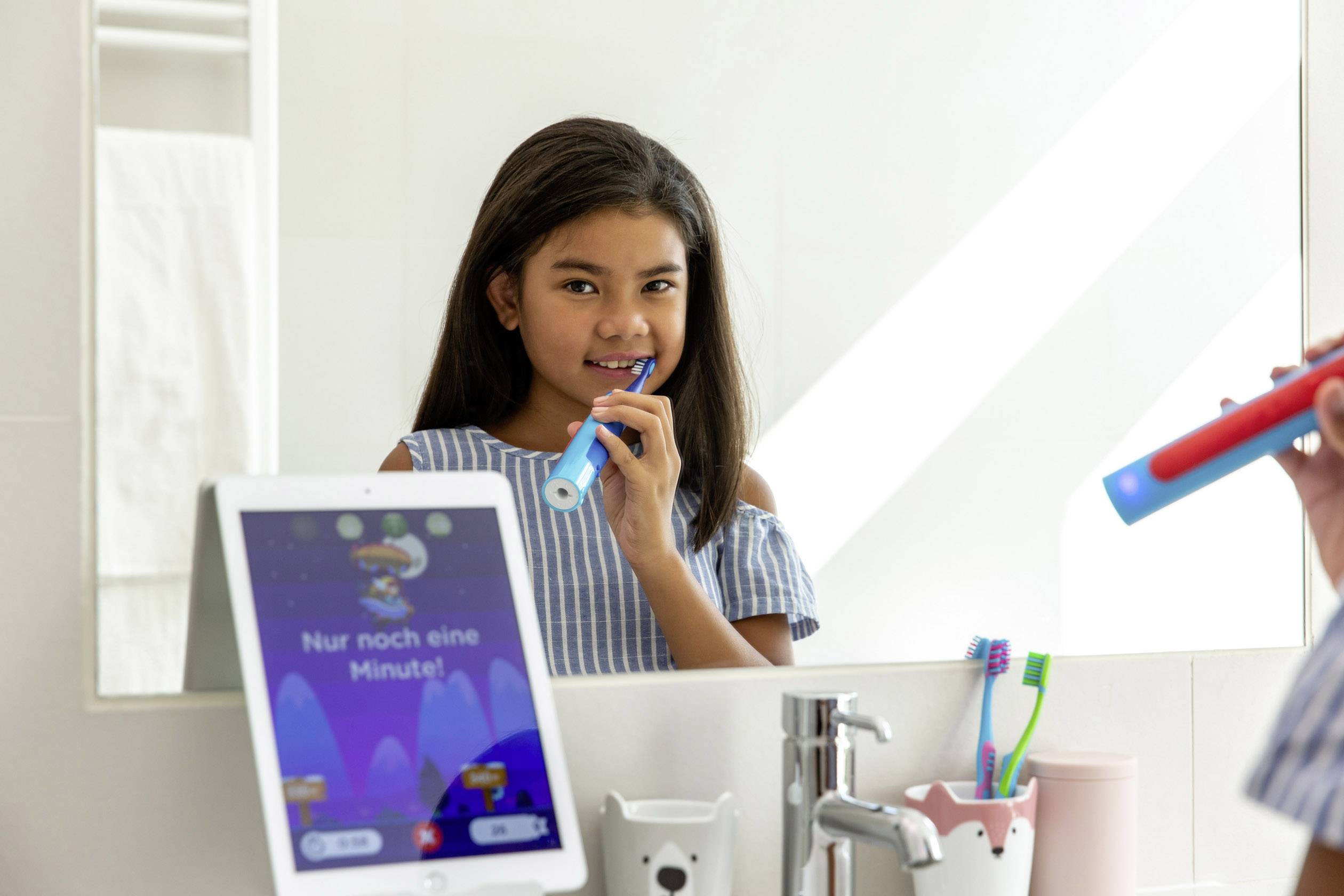 Playbrush ETBHEADS Aufsteckbürsten für elektrische Zahnbürste 2 St. Blau