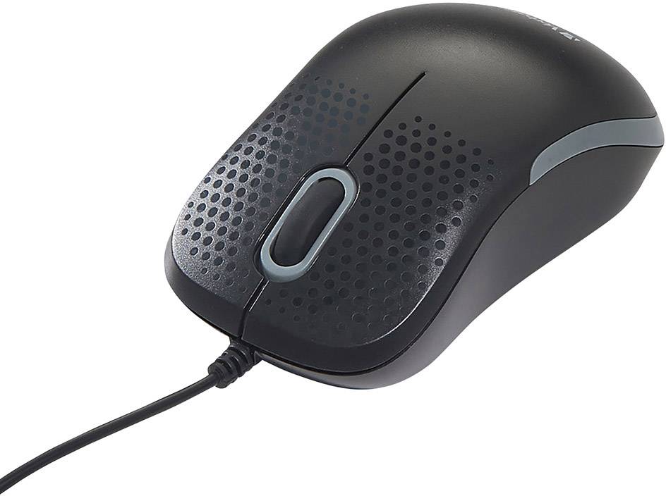 Verbatim Silent Maus USB Optisch Schwarz 3 Tasten 1000 dpi