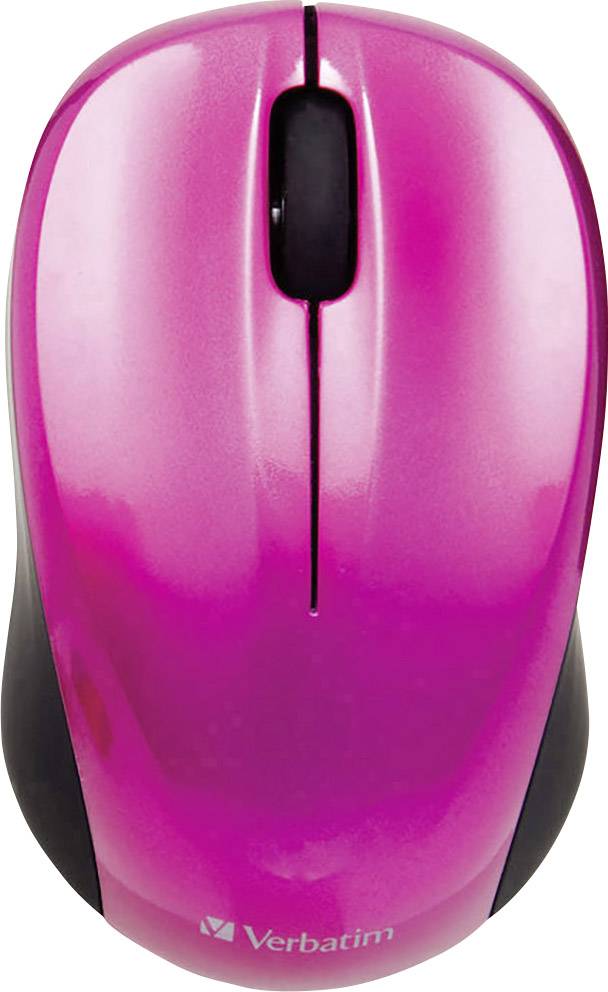 Verbatim Go Nano Maus Funk Optisch Pink 3 Tasten 1600 dpi