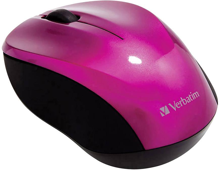 Verbatim Go Nano Maus Funk Optisch Pink 3 Tasten 1600 dpi