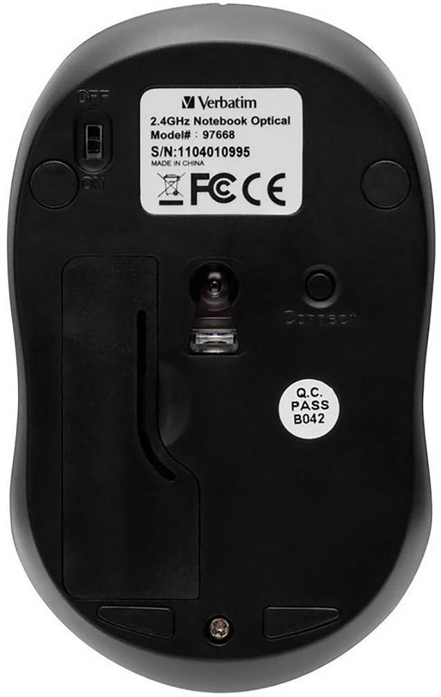 Verbatim Go Nano Maus Funk Optisch Pink 3 Tasten 1600 dpi