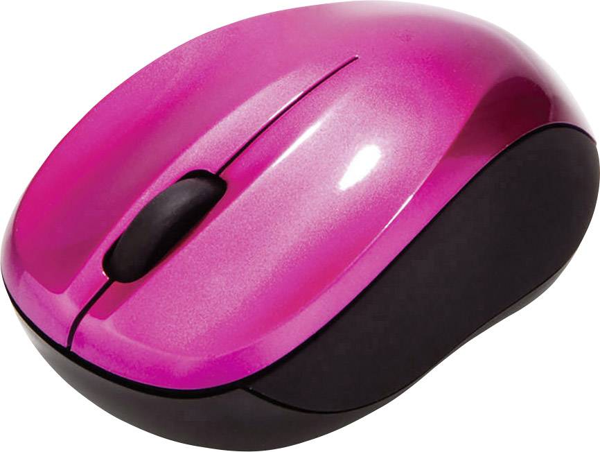 Verbatim Go Nano Maus Funk Optisch Pink 3 Tasten 1600 dpi