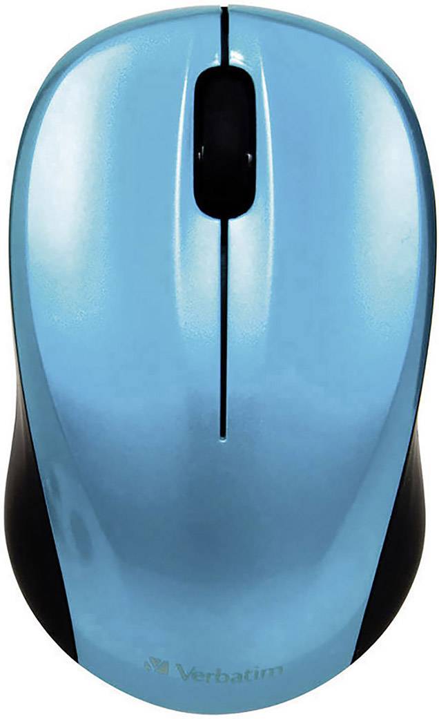 Verbatim Go Nano Maus Funk Optisch Karibikblau 3 Tasten 1600 dpi
