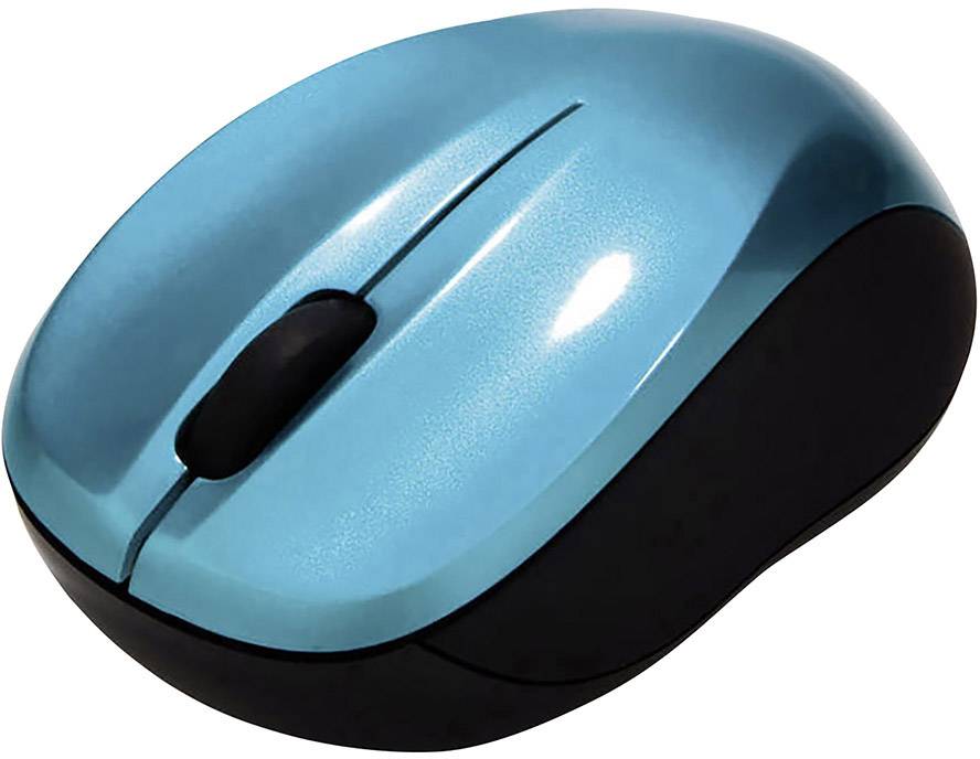 Verbatim Go Nano Maus Funk Optisch Karibikblau 3 Tasten 1600 dpi