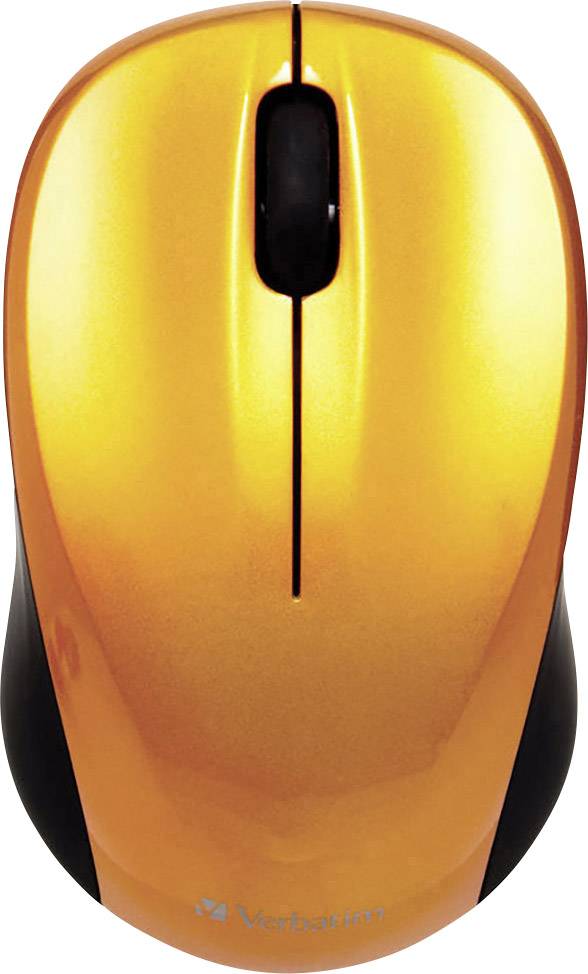 Verbatim Go Nano Maus Funk Optisch Orange 3 Tasten 1600 dpi