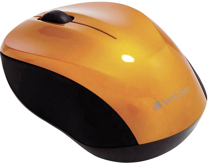 Verbatim Go Nano Maus Funk Optisch Orange 3 Tasten 1600 dpi