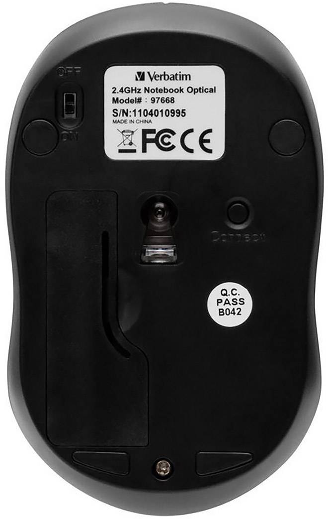 Verbatim Go Nano Maus Funk Optisch Orange 3 Tasten 1600 dpi