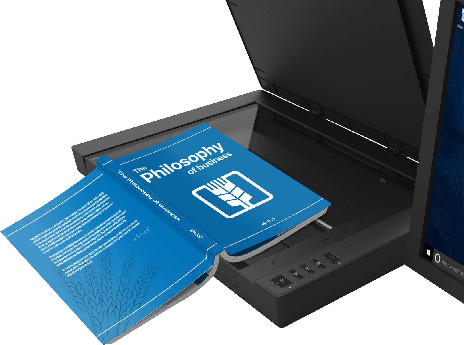 Mustek Scan Express A3 S2400 plus Flachbettscanner A3 2400 x 2400 dpi USB Belege, Bücher, Dokumente, Fotos