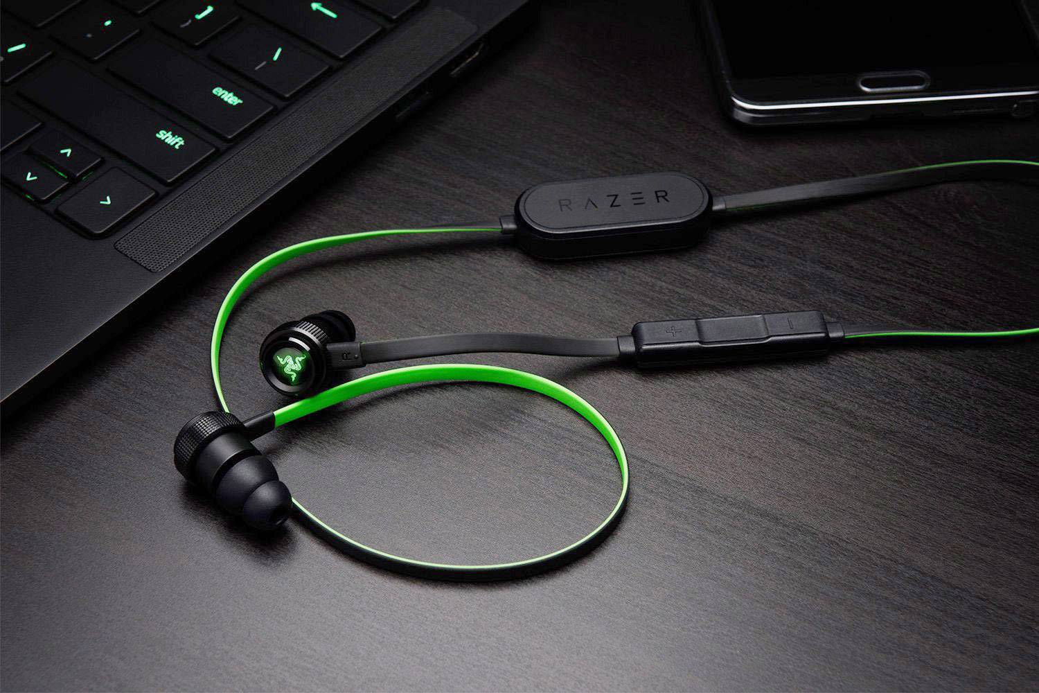 Razer Hammerhead BT Gaming Headset Bluetooth® schnurlos In Ear Grün, Schwarz Stereo