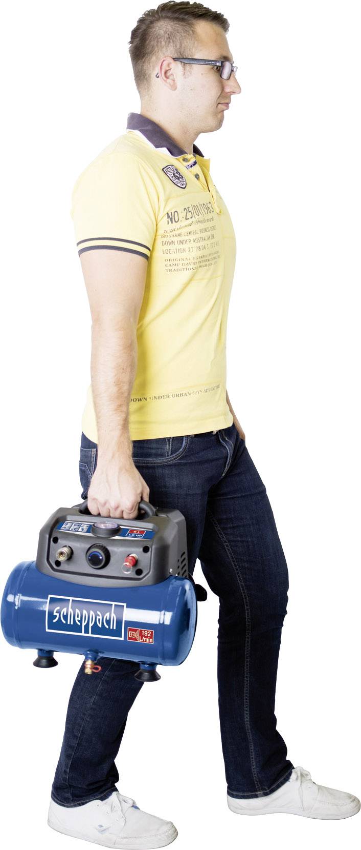 Scheppach Druckluft-Kompressor 6 l 8 bar