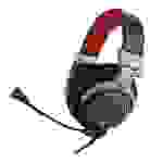 Audio Technica ATH-PDG1 Gaming Headset 3.5mm Klinke schnurgebunden Over Ear Schwarz, Grau, Rot
