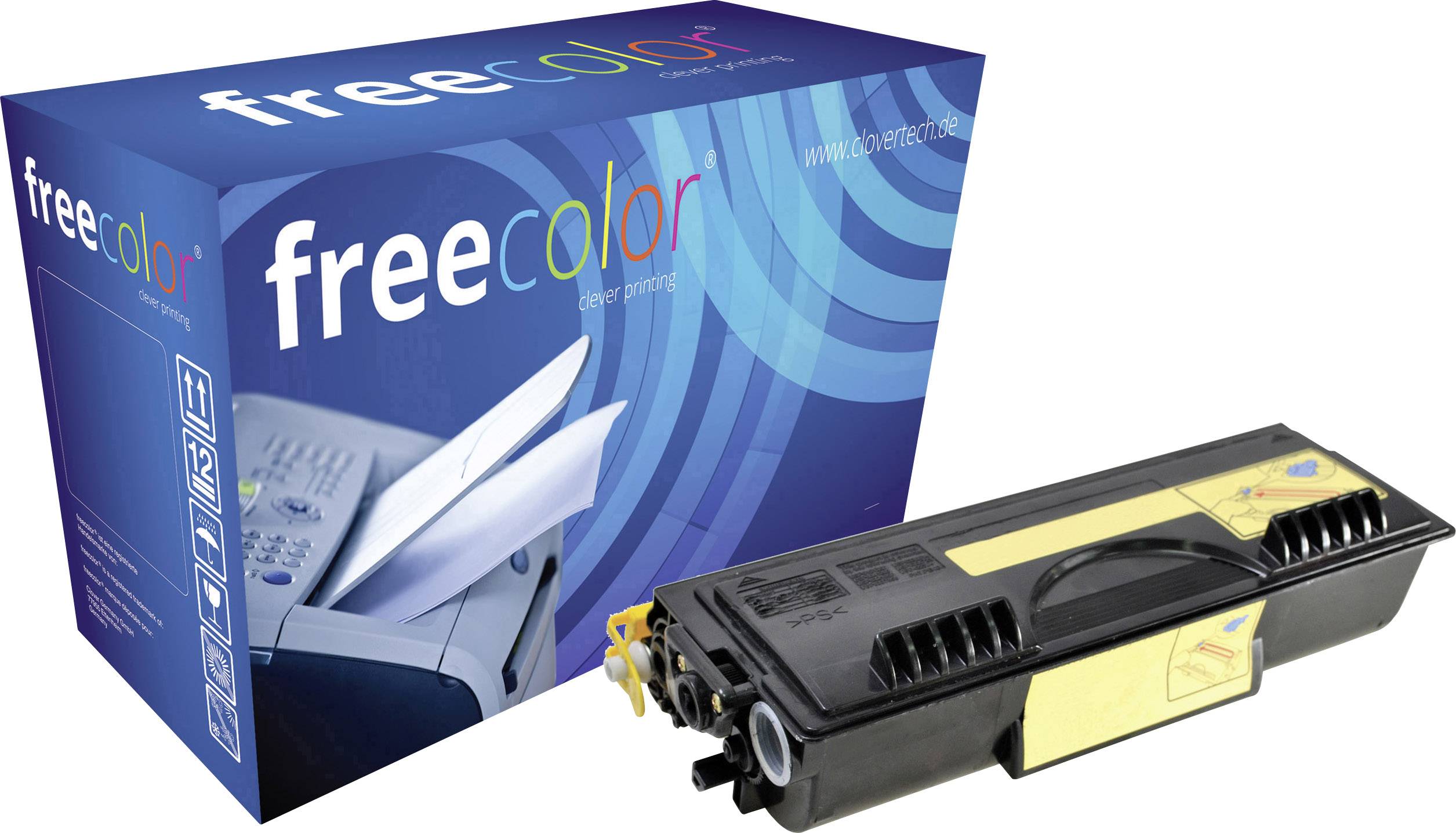 freecolor Tonerkassette ersetzt Brother TN-6600, TN6600 Kompatibel Schwarz 6000 Seiten TN6600-FRC