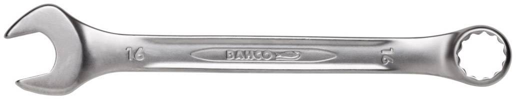 Schraubenschlüssel mit offenen und ringförmigen Enden, Größe 16 mm, Marke Bahco, aus Metall.