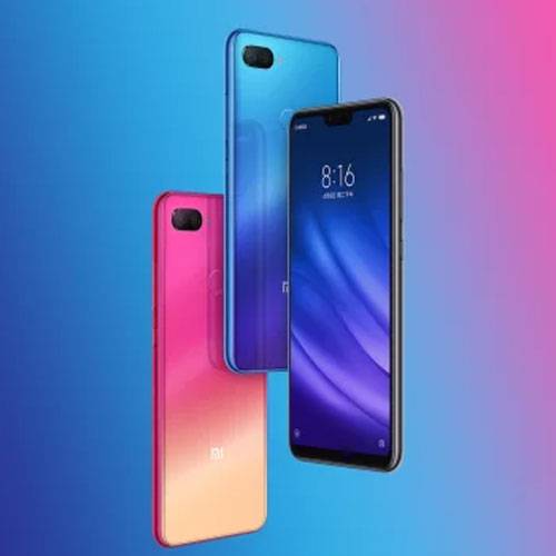 Xiaomi MI8Lite Smartphone 64GB 6.26 Zoll (15.9 cm) Dual-SIM Android™ 8.1 Oreo 12 Mio. Pixel, 12 Mio. Pixel Blau