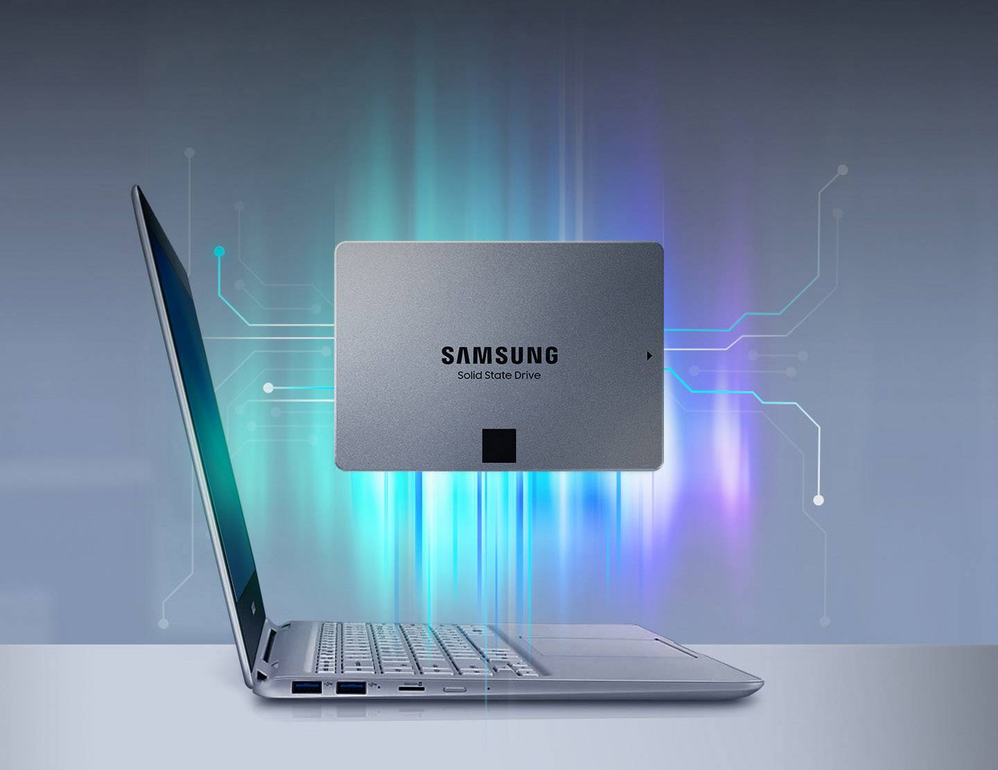 Samsung 860 QVO 1TB Interne SATA SSD 6.35cm (2.5 Zoll) SATA 6 Gb/s Retail MZ-76Q1T0BW