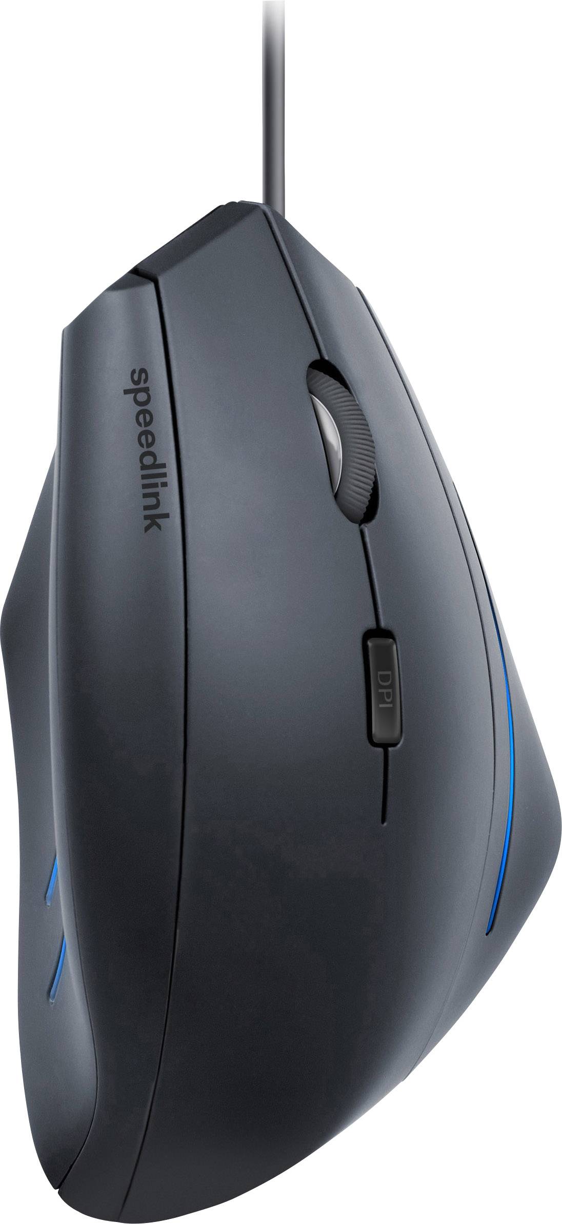 SpeedLink Manejo Ergonomic Vertical USB-Maus Optisch Ergonomisch Schwarz