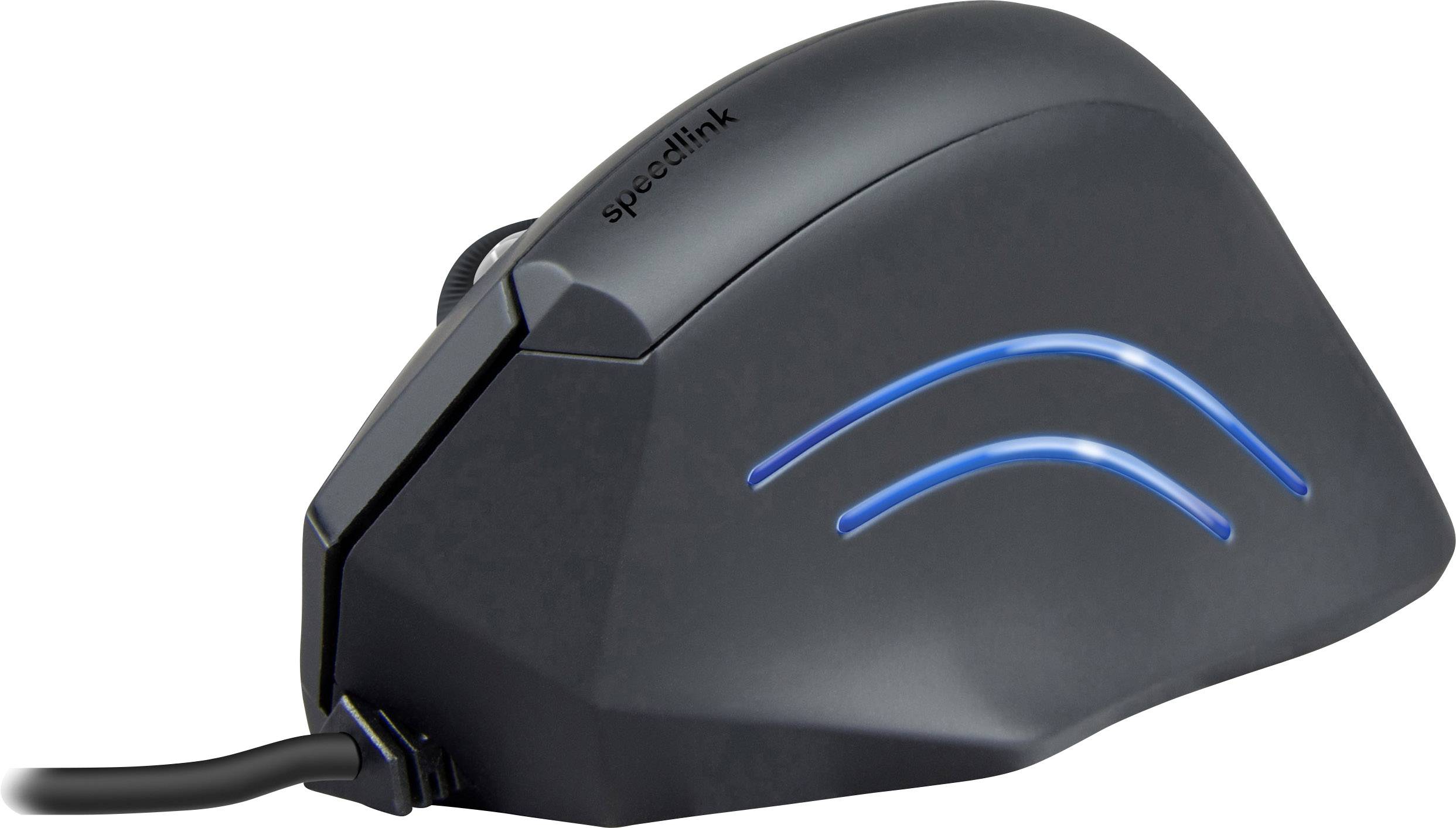 SpeedLink Manejo Ergonomic Vertical USB-Maus Optisch Ergonomisch Schwarz