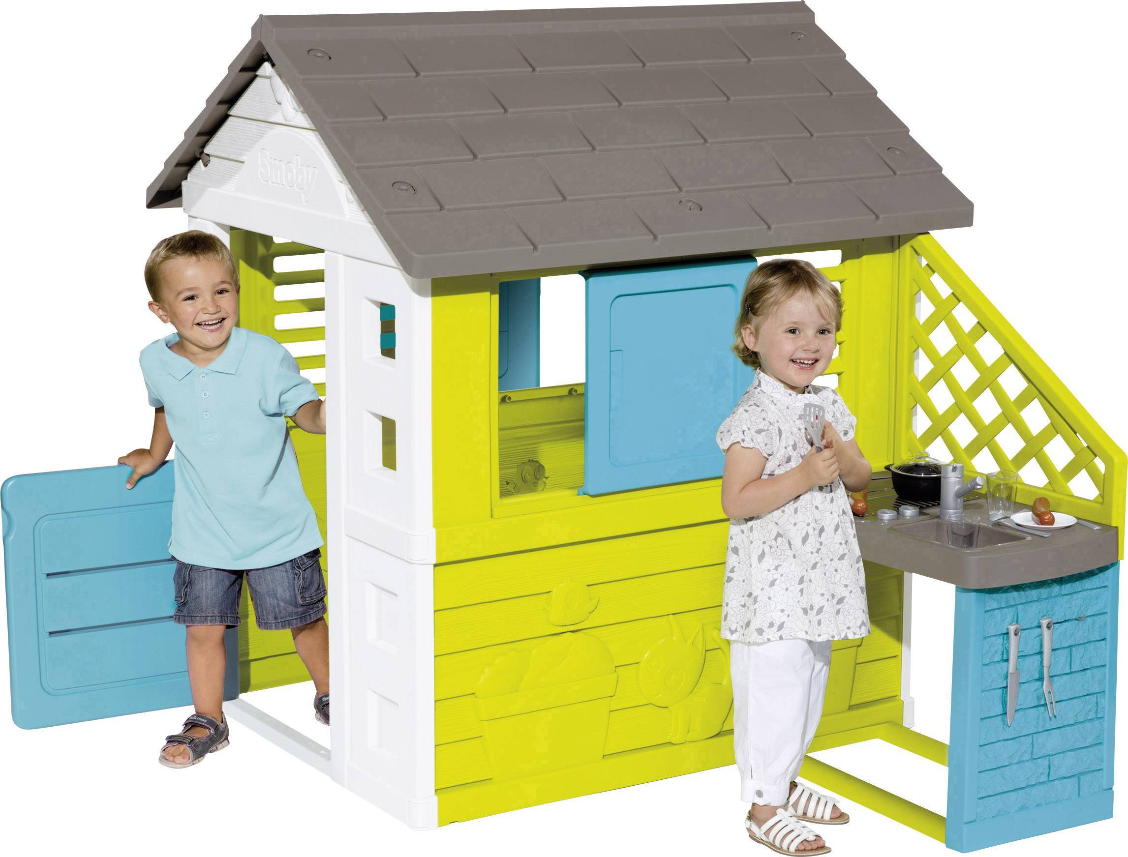 Smoby Pretty Haus mit Sommerküche 810711