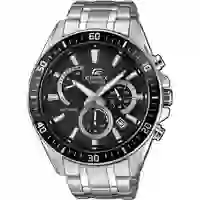 Casio Chronograph Armbanduhr EFR-552D-1AVUEF (L x B x H) 53 x 47 x 12.3mm Silber Gehäusematerial=Edelstahl Material Casio Chronograph Armbanduhr EFR-552D-1AVUEF (L x B x H) 53 x 47 x 12.3mm Silber Gehäusematerial=Edelstahl Material