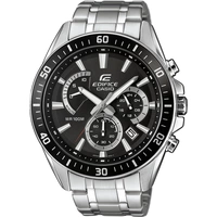 Casio Chronograph Armbanduhr EFR-552D-1AVUEF (L x B x H) 53 x 47 x 12.3mm Silber Gehäusematerial=Edelstahl Material Casio Chronograph Armbanduhr EFR-552D-1AVUEF (L x B x H) 53 x 47 x 12.3mm Silber Gehäusematerial=Edelstahl Material