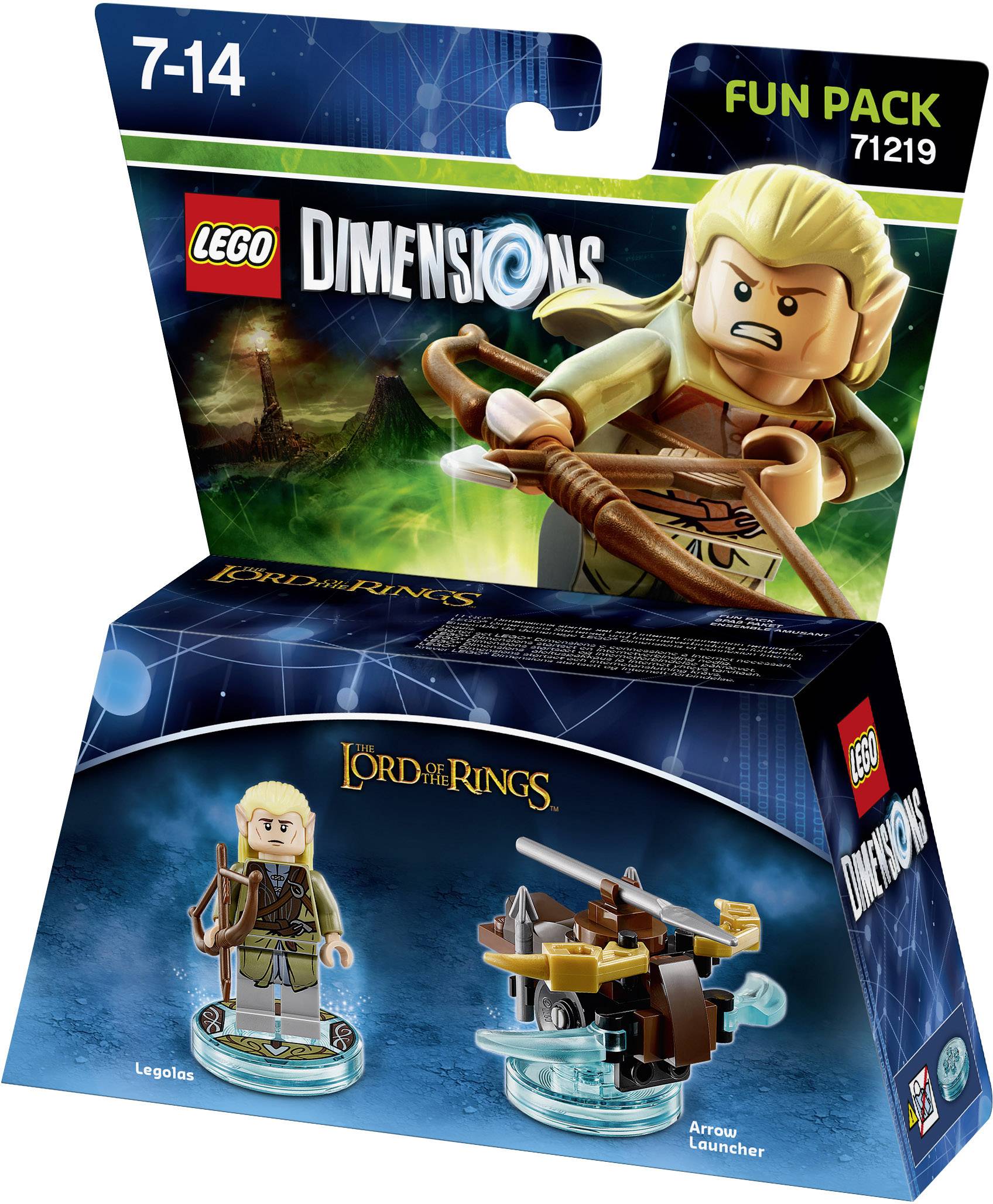 LEGO LEGO® Dimensions Fun Pack Lord of the Rings Legolas Xbox One, Xbox 360, PlayStation 4, PlayStation 3, Nintendo Wii U