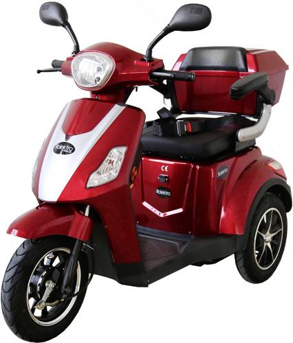 Rolektro E-Trike 25 V.2 E-Trike Rot Blei-Gel 60V 20Ah