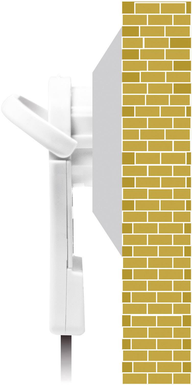 LogiLink LPS228 Schutzkontakt-Flachstecker Kunststoff mit Aussteckhilfe 230V Weiß IP20