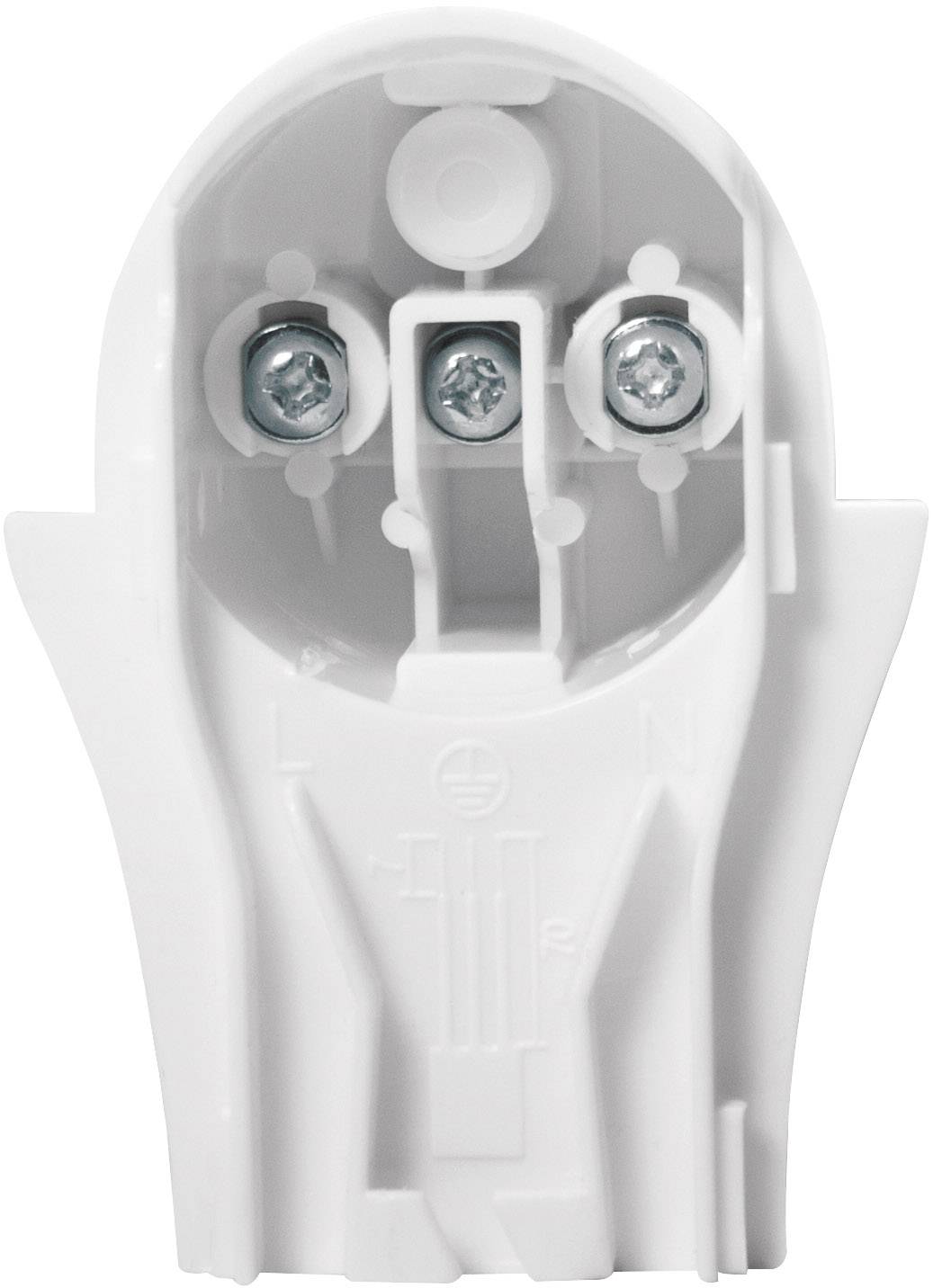 LogiLink LPS228 Schutzkontakt-Flachstecker Kunststoff mit Aussteckhilfe 230 V Weiß IP20