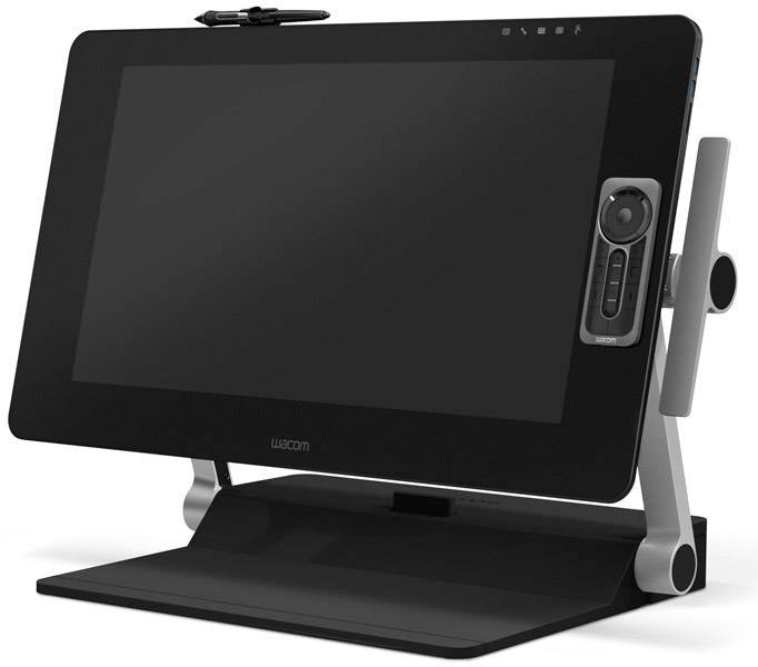 Wacom Ergo Stand für Cintiq Pro 24 Grafiktablett-Ständer Schwarz, Silber