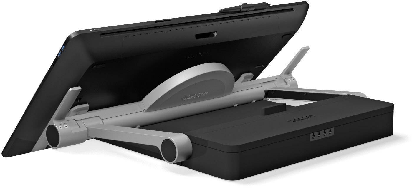 Wacom Ergo Stand für Cintiq Pro 24 Grafiktablett-Ständer Schwarz, Silber