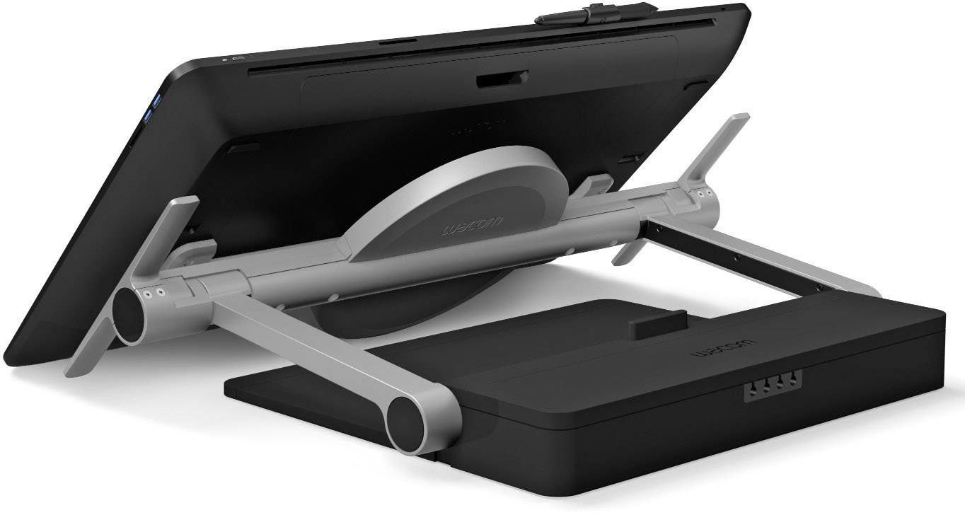 Wacom Ergo Stand für Cintiq Pro 24 Grafiktablett-Ständer Schwarz, Silber