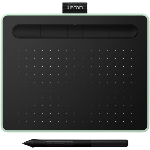 Tablette graphique Bluetooth Wacom Intuos S (FR, ES, IT, NL) noir, pistache