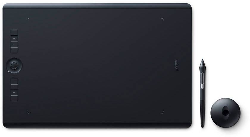 Wacom Intuos Pro L PTH-860 (FR, ES, IT, NL) Bluetooth® Grafiktablett Schwarz
