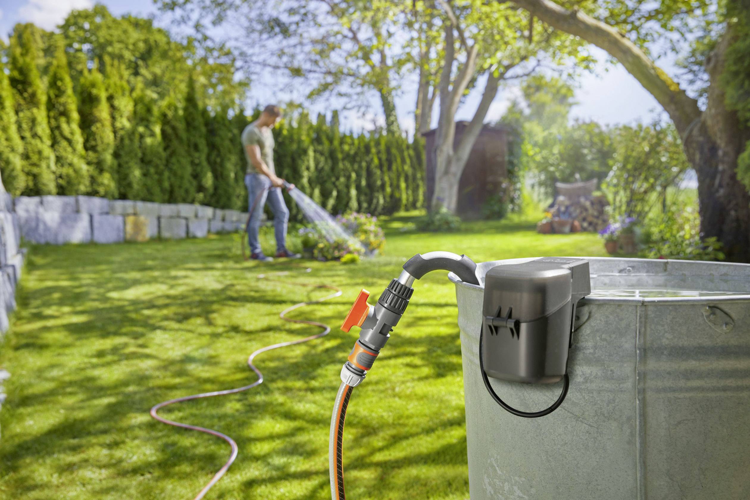 GARDENA 2000/2 Li-18 01749-66 Fasspumpe einstufig 1900 l/h 19 m