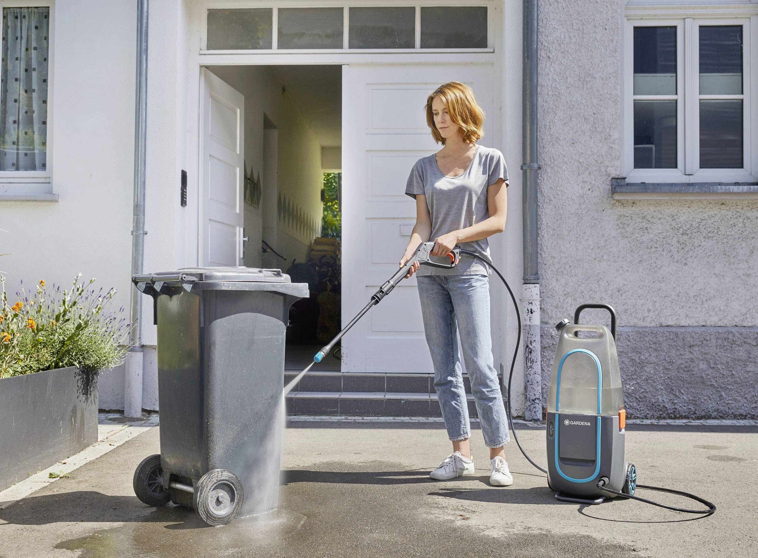 GARDENA AquaClean Li-40/60 Hochdruckreiniger 60 bar Kaltwasser