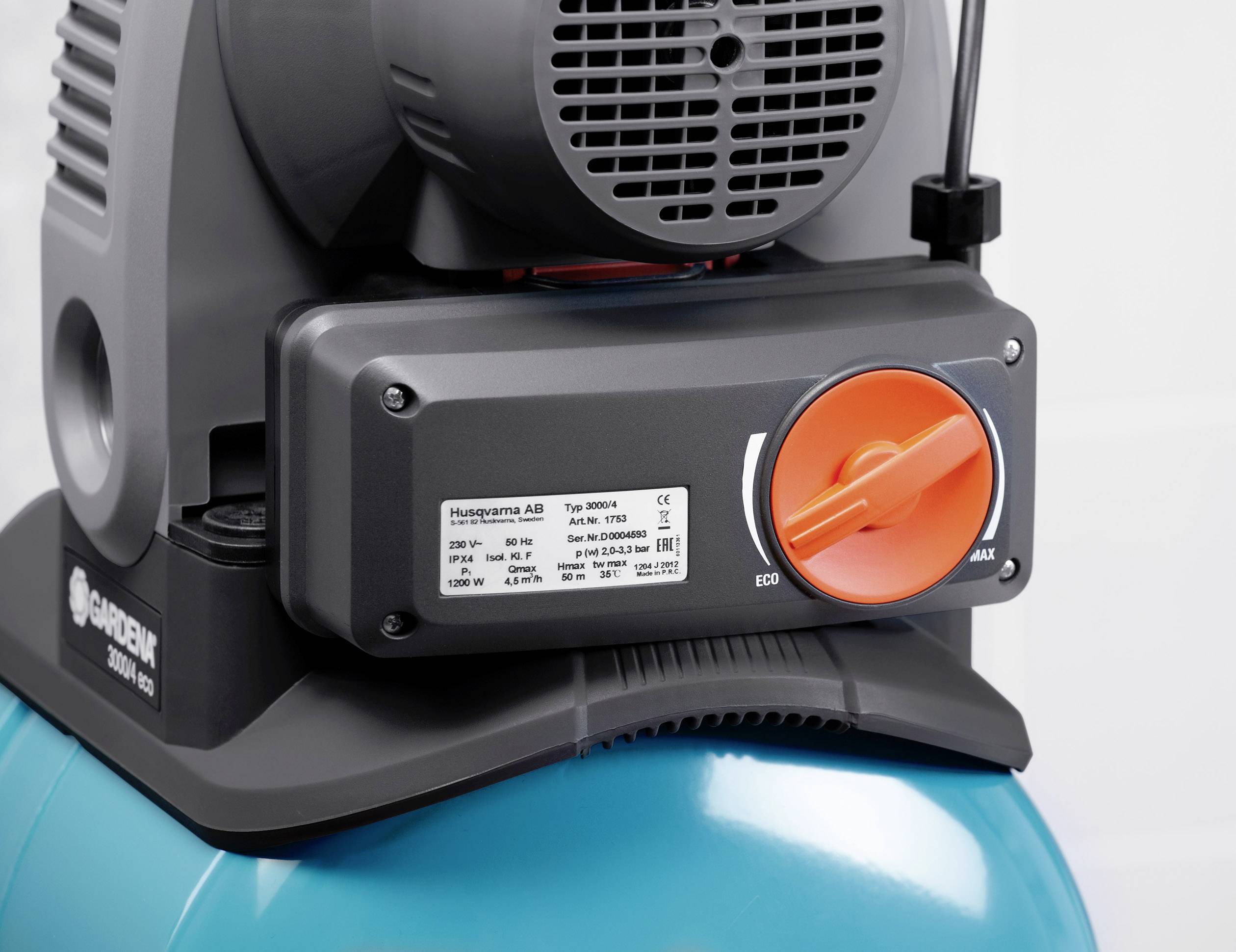 GARDENA 01753-61 3000/4 eco Hauswasserwerk 230 V 2800 l/h