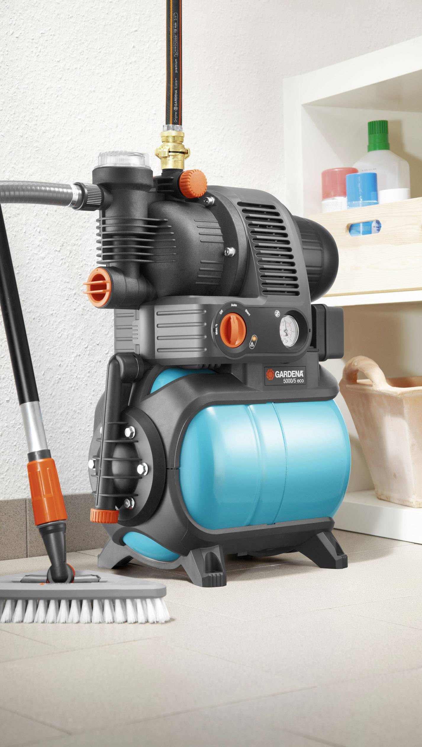 GARDENA 01755-61 5000/5 eco Hauswasserwerk 230 V 4500 l/h