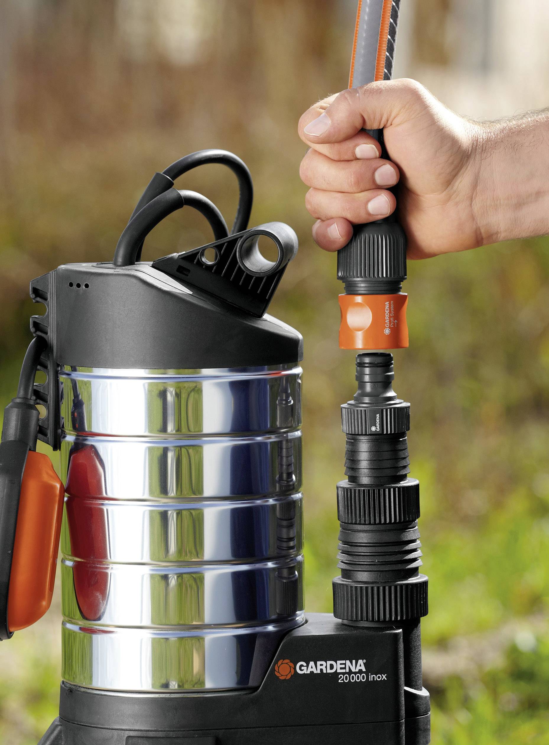 GARDENA 20000 inox 01802-61 Schmutzwasser-Tauchpumpe 20000 l/h 11 m