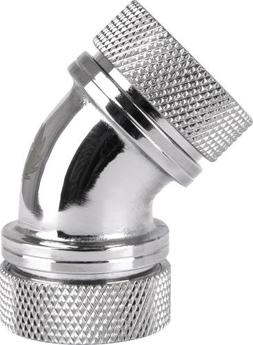Thermaltake Pacific G1/4 PETG Tube 45-Degree Dual Compression 16mm OD – Chrome Wasserkühlung-Winke
