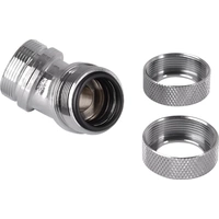 Thermaltake Pacific G1/4 PETG Tube 45-Degree Dual Compression 16mm OD – Chrome Wasserkühlung-Winkelverbinder Thermaltake Pacific G1/4 PETG Tube 45-Degree Dual Compression 16mm OD – Chrome Wasserkühlung-Winkelverbinder