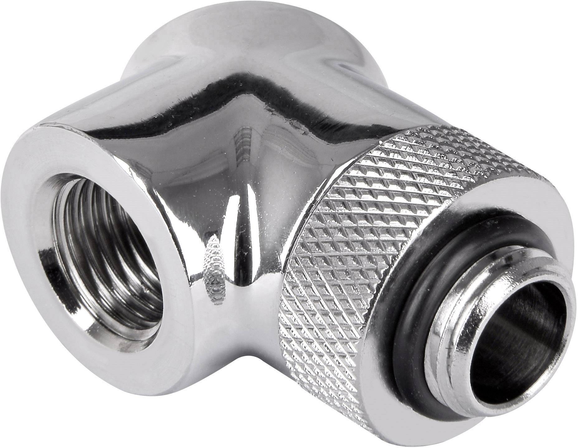 Thermaltake Pacific G1/4 90 Degree Adapter – Chrome Wasserkühlung-Winkelverbinder